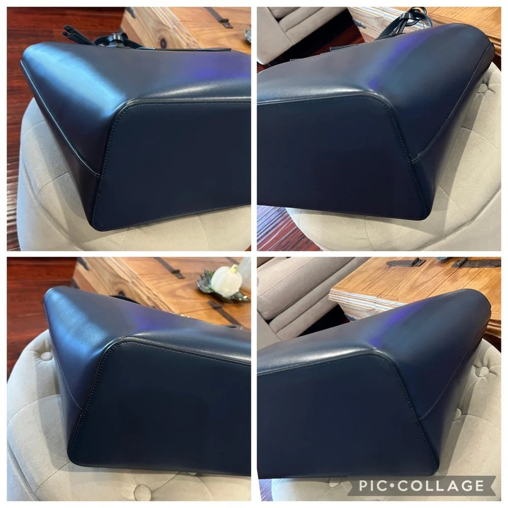 Mario Valentino NWT Large Smooth Leather Tote Bag Made in Italy w/ Dust Bag - Picture 16 of 17